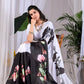 Aastha Fashion Multi Soft Satin Georgette Printed Saree