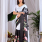 Aastha Fashion Multi Soft Satin Georgette Printed Saree