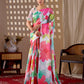 Aastha Fashion Multi Soft Satin Georgette Printed Saree