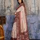 Aastha Fashion Brown Munga Cotton Printed Saree