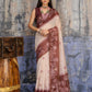 Aastha Fashion Brown Munga Cotton Printed Saree