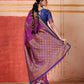 Aastha Fashion Magenta Pure Silk Handloom Weaving Saree
