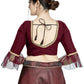Aastha Fashion Maroon Art Silk Square Style Blouse