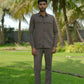 Azure Brown Shacket by Hilo Design