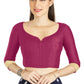 Aastha Fashion Rani Art Silk Sweet Heart Neck style Matty in Sleeves Readymade Blouse