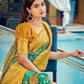 Exclusive Collection Wedding Green Golden Collection Banarasi Silk Saree With Rich Pallu - Swadesiicart