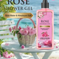 Al Masnoon Rose Shower Gel with Himalayan Pink Salt – Luxurious