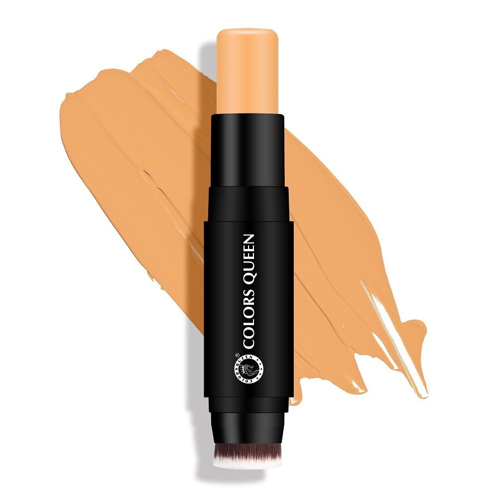 Colors Queen Fix & Blend Foundation Stick - 09 Onward Orange | Swadesiicart