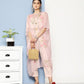 Ahalyaa Women Solid Crepe Co-Ords With Shrug - Swadesiicart
