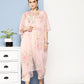 Ahalyaa Women Solid Crepe Co-Ords With Shrug - Swadesiicart