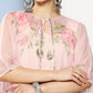 Ahalyaa Women Solid Crepe Co-Ords With Shrug - Swadesiicart