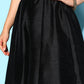 Ahalyaa Women Black & Gold-Toned Printed Co-ords - Swadesiicart