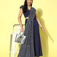 Ahalyaa Striped Top with Palazzos and Dupatta | Swadesiicart