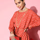 Ahalyaa Printed Crepe Co-Ords - Swadesiicart