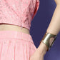 Ahalyaa Embellished Top with Skirt | Swadesiicart