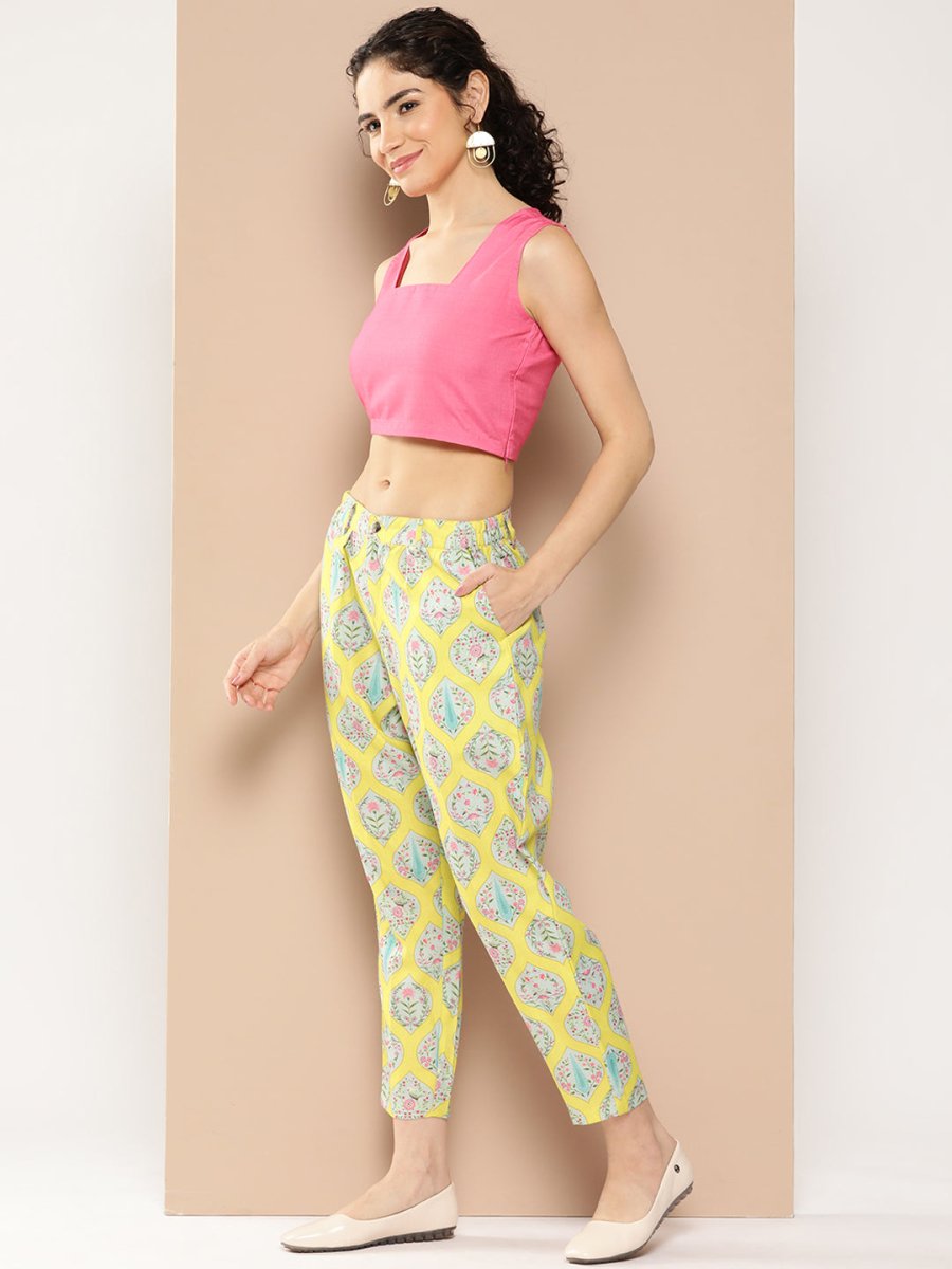 Ahalyaa Women Ethnic Motifs Printed Co-Ords - Swadesiicart