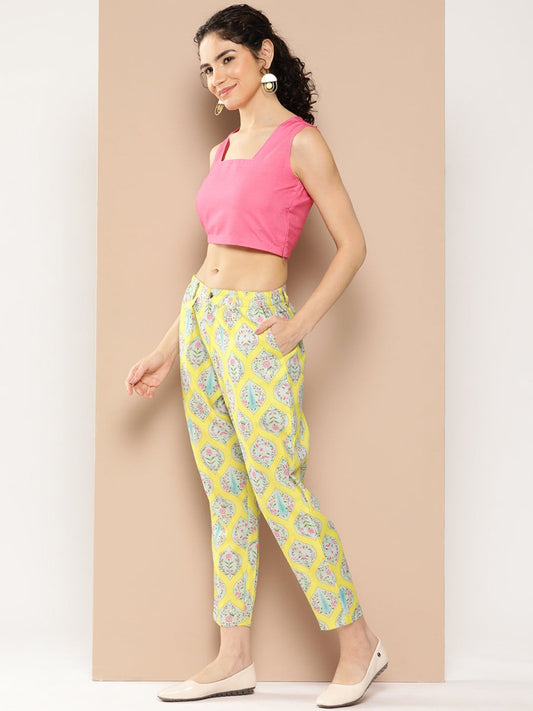 Ahalyaa Women Ethnic Motifs Printed Co-Ords - Swadesiicart