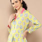 Ahalyaa Women Ethnic Motifs Printed Co-Ords - Swadesiicart