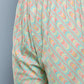 Ahalyaa Women Blue Floral Printed Gotta Patti Kurta with Churidar | Swadesiicart