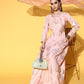 Ahalyaa Pink Empire Gotta Patti Ethnic Dress With Dupatta | Swadesiicart