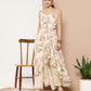 Ahalyaa Women Floral Printed Empire Gotta Patti Kurta With Trousers | Swadesiicart