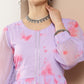 Ahalyaa Women Abstract Printed Gown Ethnic Dress | Swadesiicart