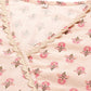 Ahalyaa Floral Print Puff Sleeves Maxi Ethnic Dress | Swadesiicart