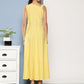 Ahalyaa Women Colourblocked Maxi Ethnic Dress | Swadesiicart