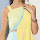 Ahalyaa Women Colourblocked Maxi Ethnic Dress | Swadesiicart