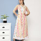 Ahalyaa Women Printed Layered Maxi Ethnic Dress | Swadesiicart
