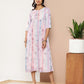 Ahalyaa Women Floral Printed Maxi Ethnic Dress | Swadesiicart