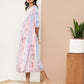 Ahalyaa Women Floral Printed Maxi Ethnic Dress | Swadesiicart