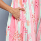 Ahalyaa Women Floral Printed Empire Midi Ethnic Dress | Swadesiicart