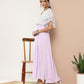 Ahalyaa Women Printed Ruffles Maxi Ethnic Dress | Swadesiicart