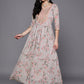Ahalyaa Women Embroidered Floral Printed Ethnic Dress | Swadesiicart