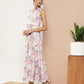 Ahalyaa Women Floral Printed Maxi Ethnic Dress | Swadesiicart