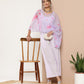 Ahalyaa Printed Waist Tie-Ups Basic Jumpsuit | Swadesiicart