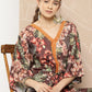 Ahalyaa Printed Waist Tie-Ups Basic Jumpsuit | Swadesiicart