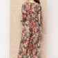 Ahalyaa Printed Waist Tie-Ups Basic Jumpsuit | Swadesiicart