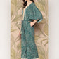 Ahalyaa Printed Basic Jumpsuit with Lace Inserts | Swadesiicart