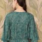 Ahalyaa Printed Basic Jumpsuit with Lace Inserts | Swadesiicart