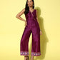 Ahalyaa Solid Basic Jumpsuit | Swadesiicart