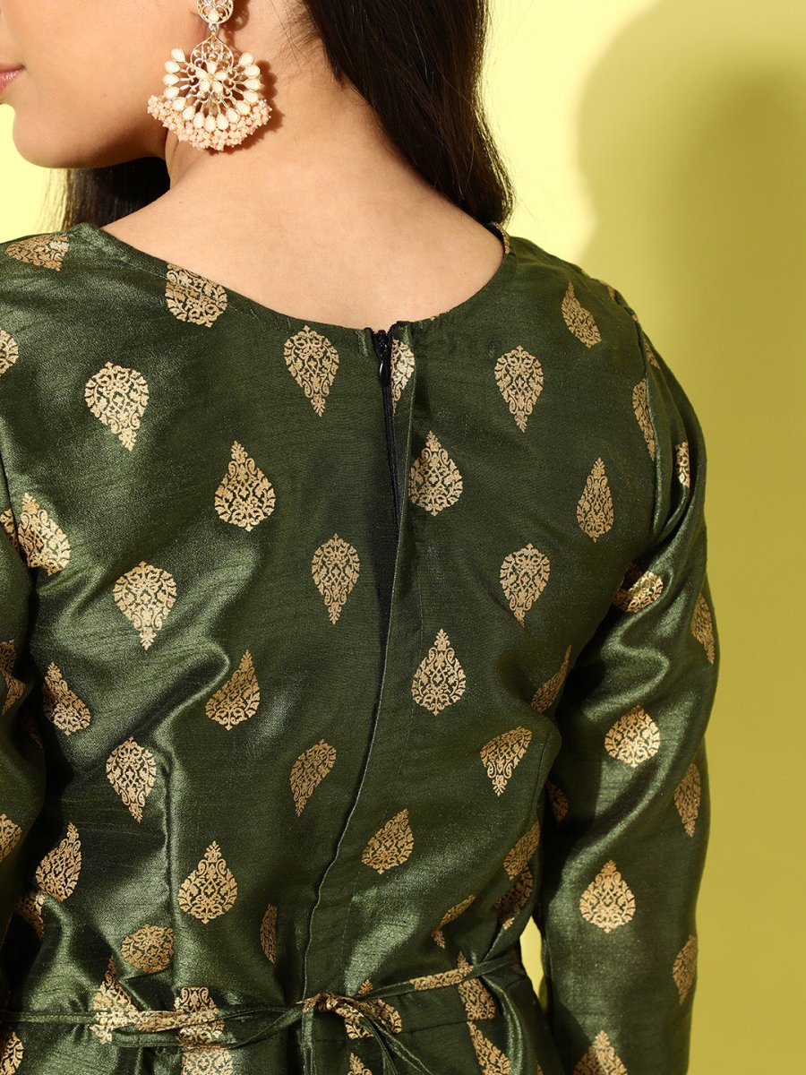Ahalyaa Printed Basic Jumpsuit | Swadesiicart