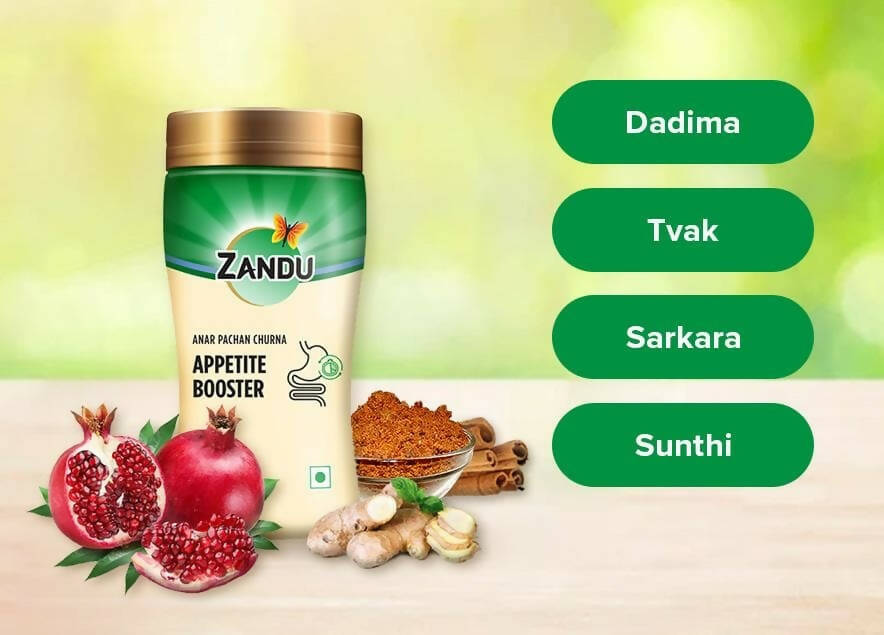 Zandu Appetite Booster Anar Pachan Churna | Swadesiicart