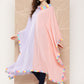 Ahalyaa Women Colourblocked Flared Sleeves Gotta Patti Crepe Kaftan Kurta | Swadesiicart