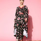 Ahalyaa Women Floral Printed Gotta Patti Kurta with Palazzos | Swadesiicart