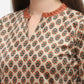 Ahalyaa Off White Long Kurta With Pant | Swadesiicart