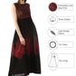Ahalyaa Women Black and Red Indo western Cotton Blend Kalidar Kurta | Swadesiicart