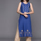 Ahalyaa Floral Printed Gotta Patti Pure Cotton Kurta | Swadesiicart
