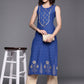Ahalyaa Floral Printed Gotta Patti Pure Cotton Kurta | Swadesiicart